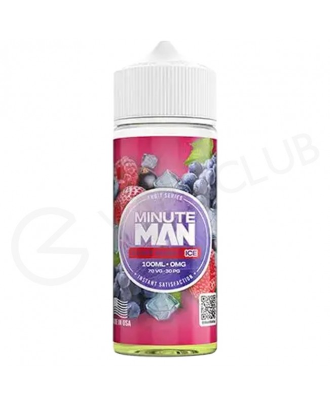 Grape Berries Ice Shortfill E-Liquid by Minute Man 100ml