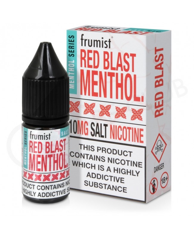 Red Blast Nic Salt E-Liquid by Frumist Menthol