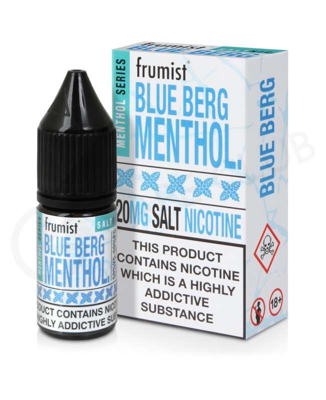 Blue Berg Nic Salt E-Liquid by Frumist Menthol