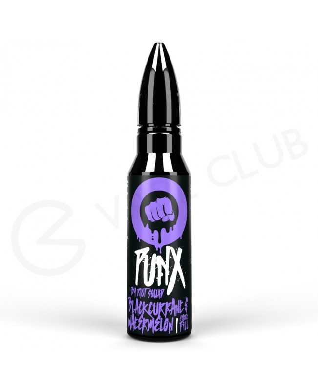 Blackcurrant Watermelon Shortfill E-Liquid by Punx 50ml