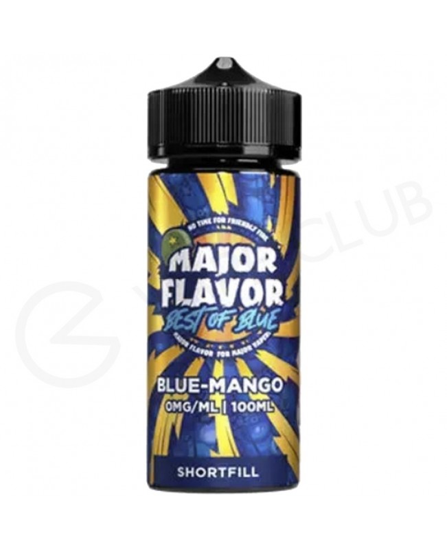 Blue Mango Shortfill E-Liquid by Major Flavour Best of Blue