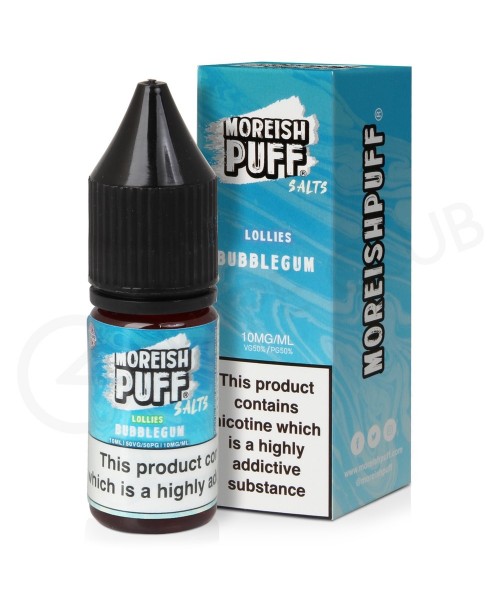 Bubblegum Lollies Nic Salt E-Liquid by Moreish Puf...