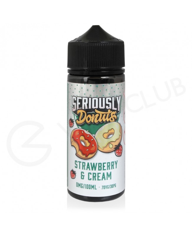 Strawberry & Cream Shortfill E-Liquid by Seriously Donuts 100ml