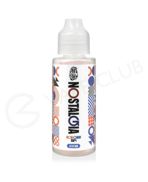 Iron Chew Bar Shortfill E-Liquid by Nostalgia 100m...