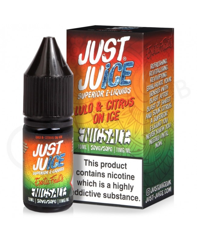 Lulo & Citrus On Ice Nic Salt E-Liquid by Just Juice Exotic Fruits