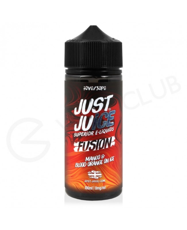 Mango & Blood Orange On Ice Shortfill E-Liquid by Just Juice Fusion 100ml