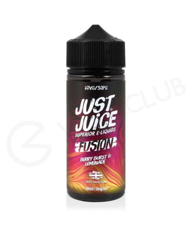 Berry Burst & Lemonade Shortfill E-Liquid by Just Juice Fusion 100ml