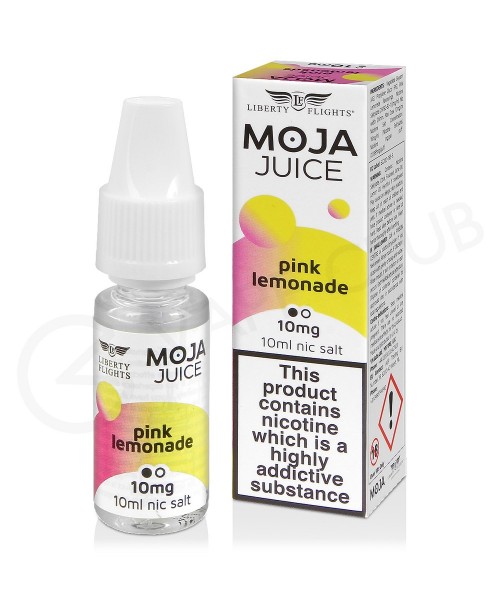 Pink Lemonade Nic Salt E-Liquid by Moja Juice