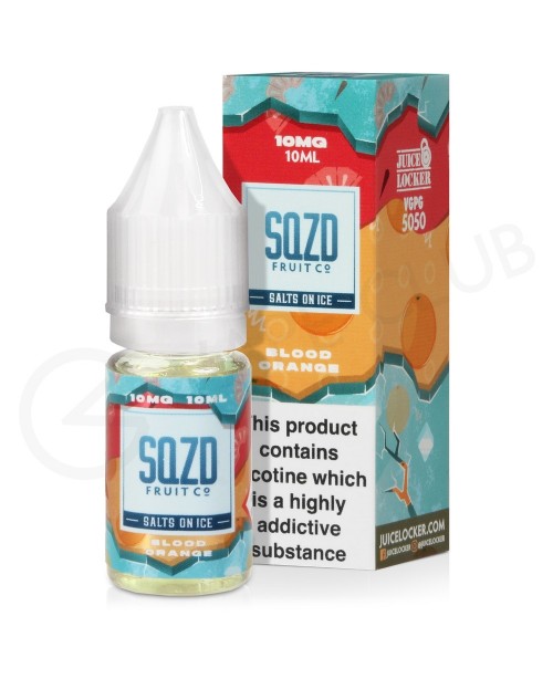 Blood Orange On Ice Nic Salt E-Liquid by SQZD