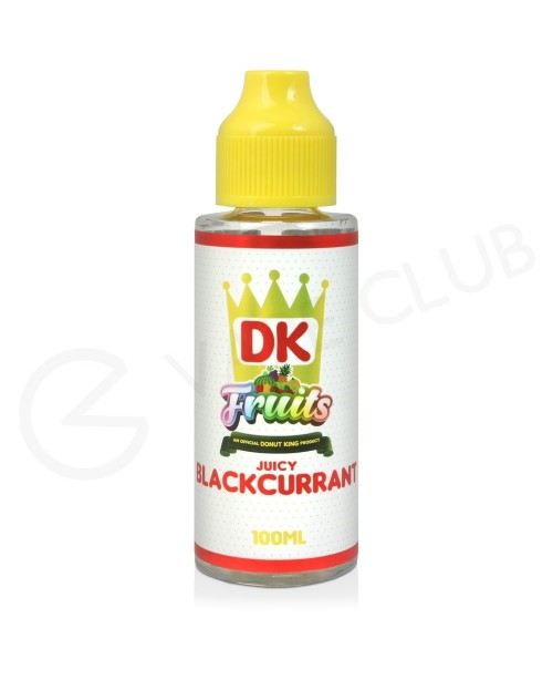 Juicy Blackcurrant Shortfill E-Liquid by Donut Kin...