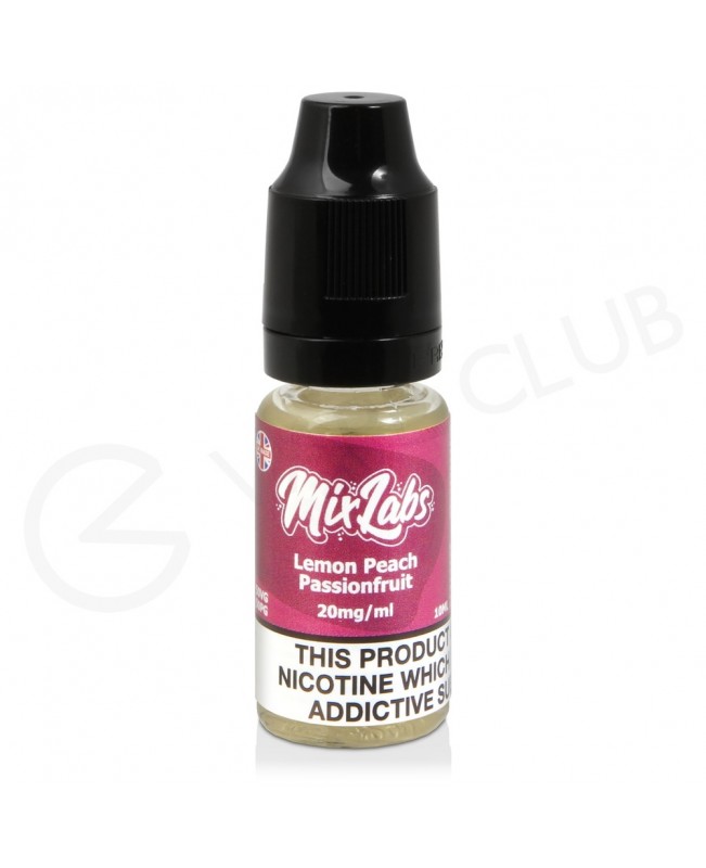 Lemon, Peach & Passionfruit Nic Salt E-Liquid by Mix Labs