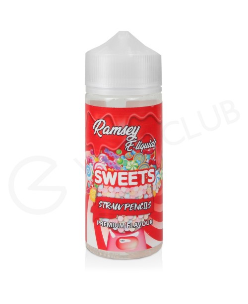 Straw Pencils Shortfill E-Liquid by Ramsey Sweets ...