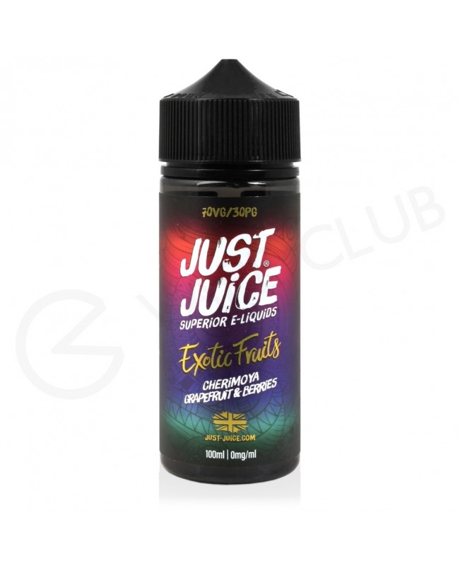 Cherimoya, Grapefruit & Berries Shortfill E-Liquid by Just Juice Exotic Fruits 100ml