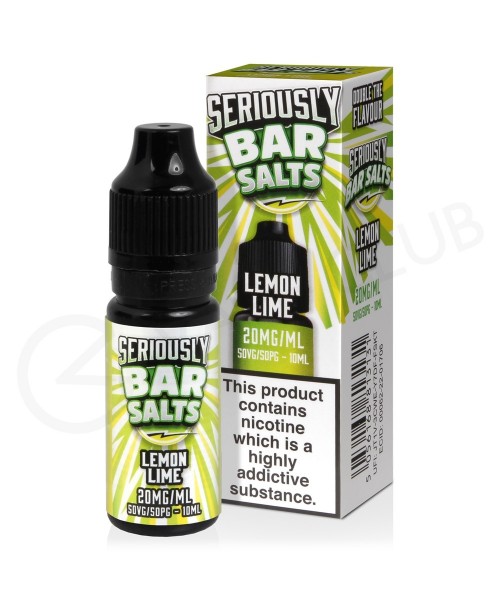 Lemon Lime Nic Salt E-Liquid by Seriously Bar Salt...