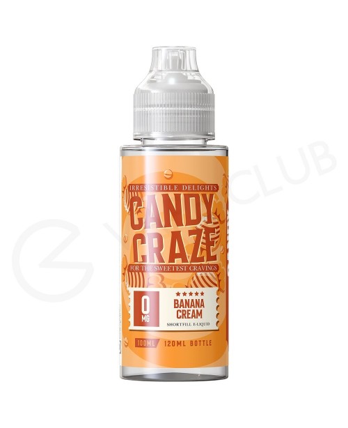 Banana Cream Shortfill E-LIquid by Candy Craze 100...