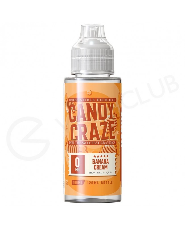 Banana Cream Shortfill E-LIquid by Candy Craze 100ml