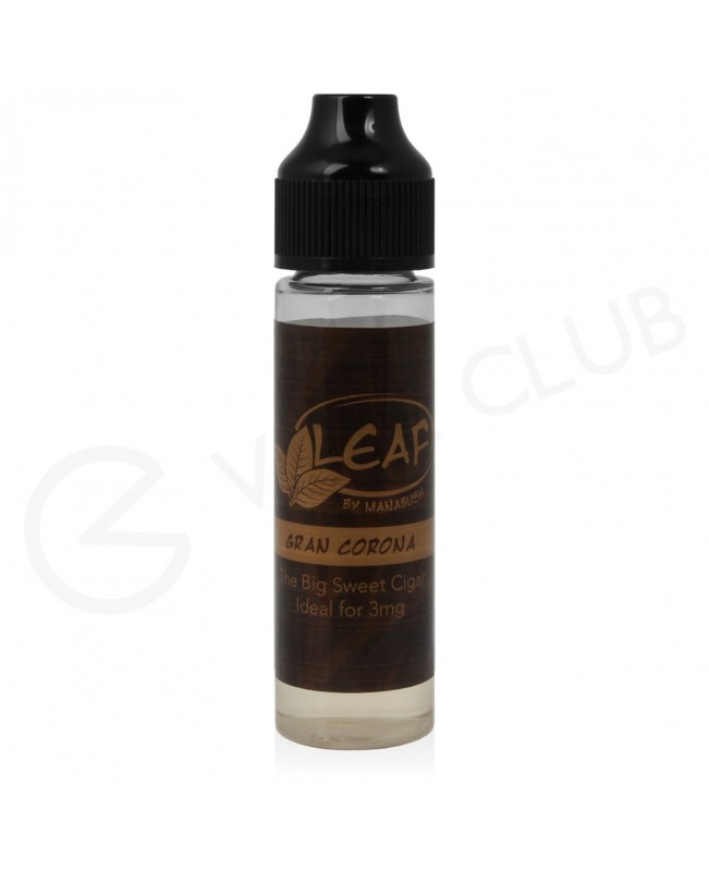 Gran Corona Shortfill E-Liquid by Manabush Leaf Range