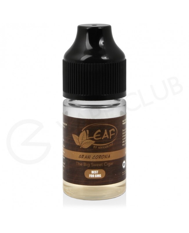 Gran Corona Shortfill E-Liquid by Manabush Leaf Range