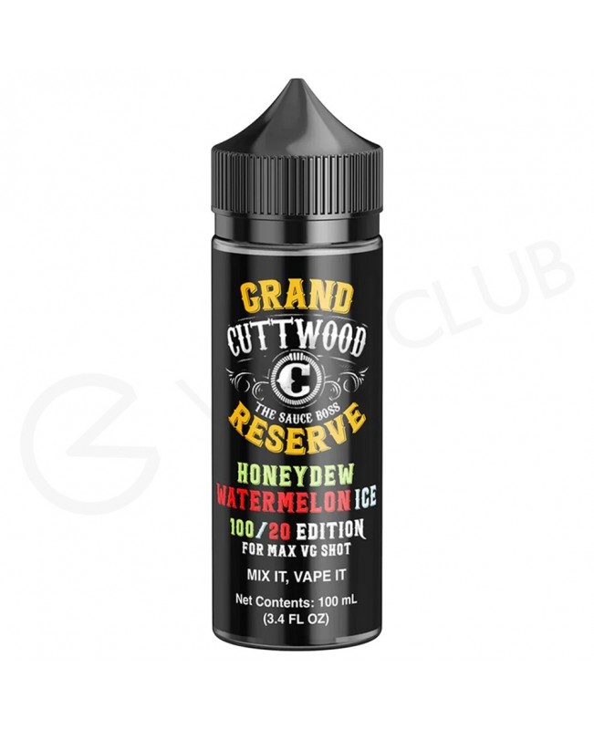 Honeydew Watermelon Ice Shortfill E-liquid by Cuttwood Grand Reserve 100ml