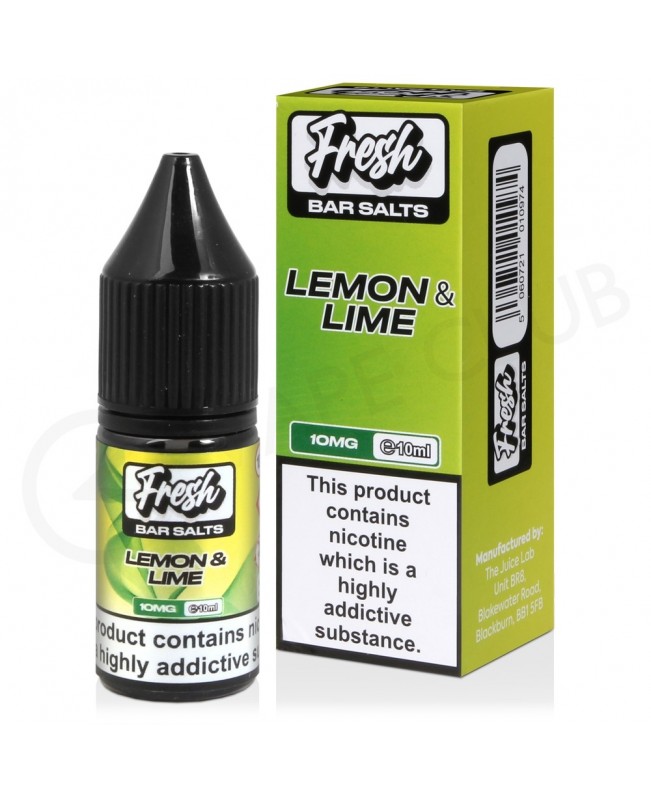 Lemon & Lime Nic Salt E-Liquid by Fresh Bar