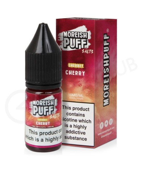 Cherry Sherbet Nic Salt E-Liquid by Moreish Puff