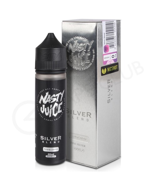 Silver Blend Shortfill E-liquid by Nasty Juice Tob...