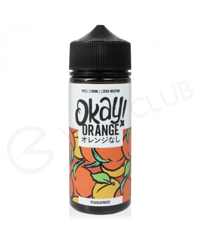 Peach & Apricot Shortfill E-Liquid by Okay Orange 100ml