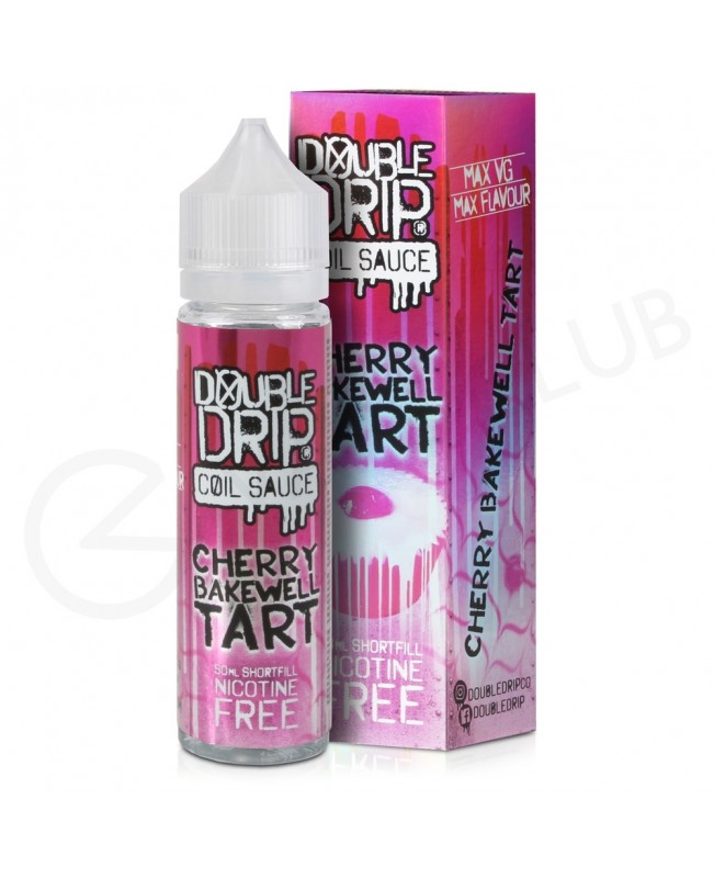 Cherry Bakewell Tart Shortfill E-Liquid by Double Drip 50ml