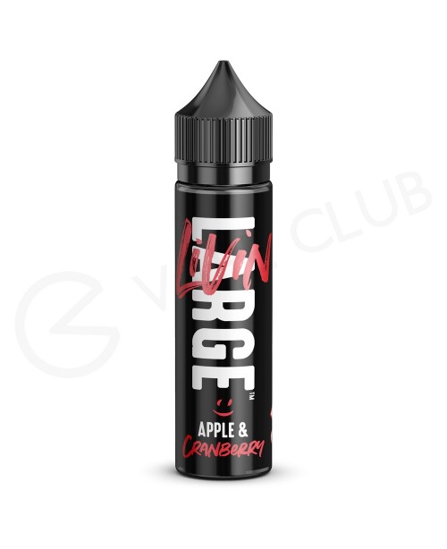 Apple & Cranberry Shortfill E-Liquid by Livin ...