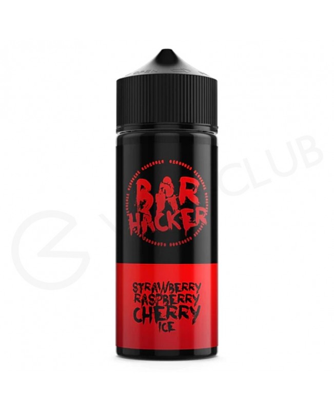 Strawberry Raspberry Cherry Ice Shortfill E-Liquid by Bar Hacker 100ml