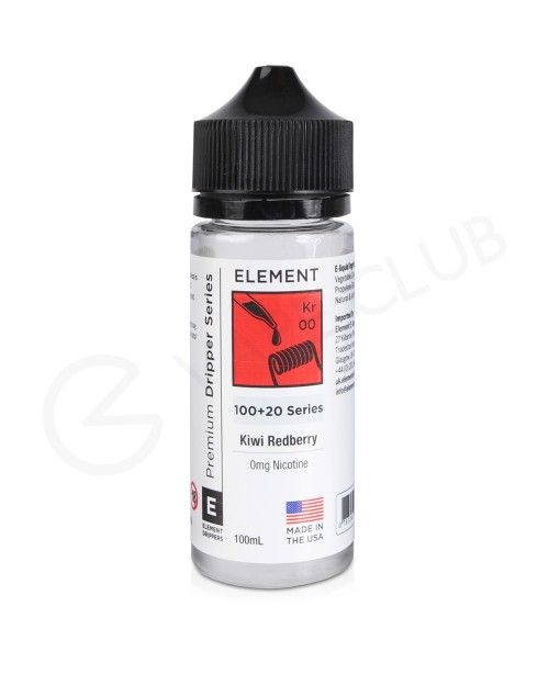 Kiwi Redberry Dripper Shortfill E-Liquid by Elemen...