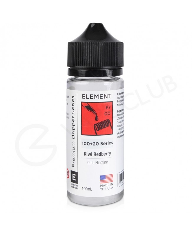 Kiwi Redberry Dripper Shortfill E-Liquid by Element 100ml