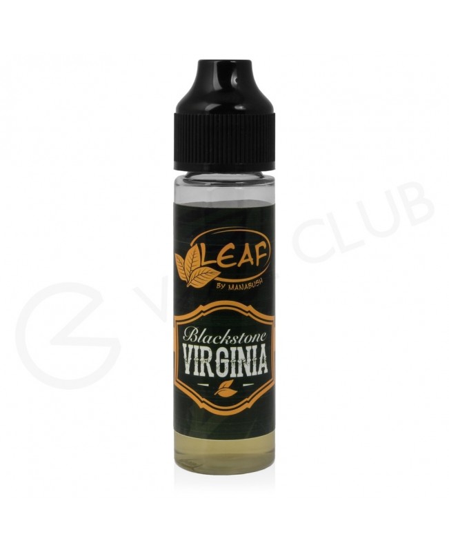 Blackstone Virginia Shortfill E-Liquid by Manabush Leaf Range