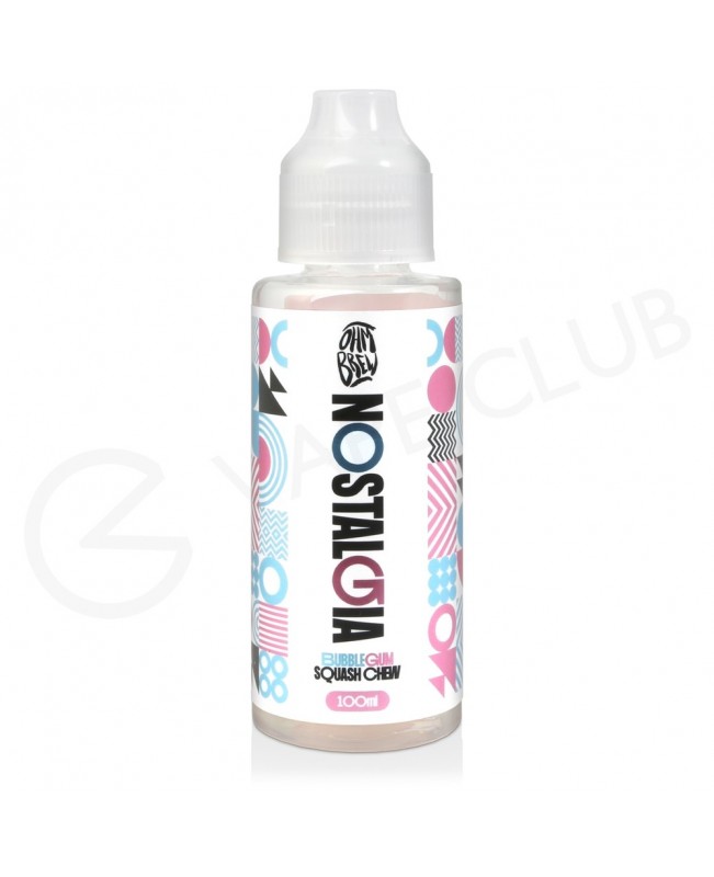 Bubblegum Squash Chew Shortfill E-Liquid by Nostalgia 100ml