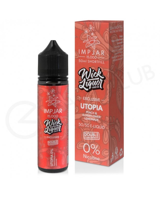 Utopia Shortfill E-Liquid by Imp Jar & Wick Liquor 50ml