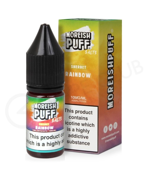 Rainbow Sherbet Nic Salt E-Liquid by Moreish Puff