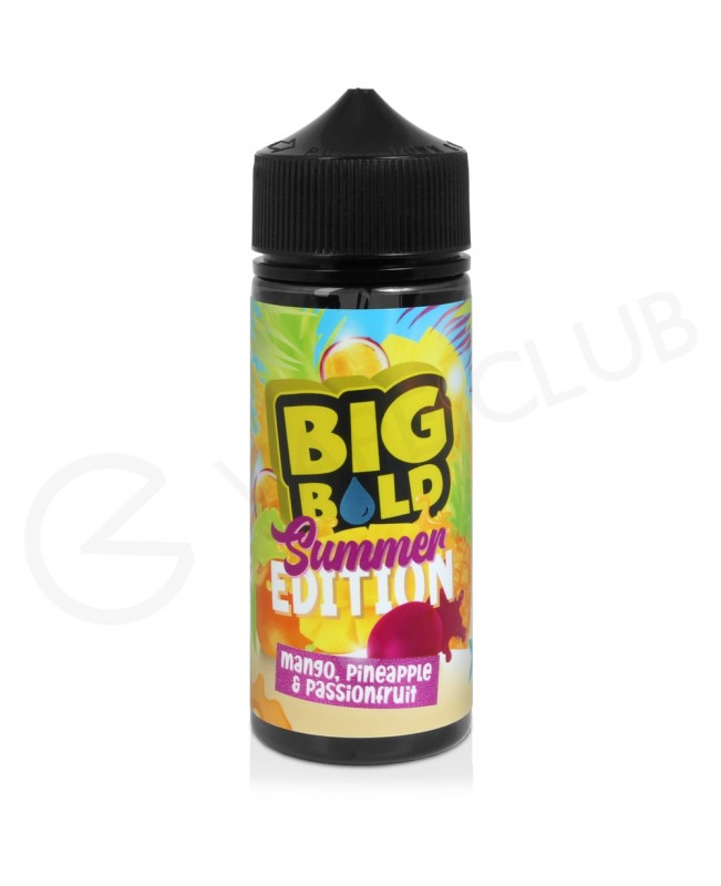 Mango Pineapple & Passionfruit Shortfill E-Liquid by Big Bold Summer Edition 100ml