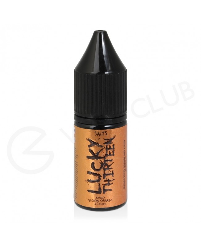 Mango, Blood Orange & Lychee Nic Salt E-Liquid by Lucky Thirteen