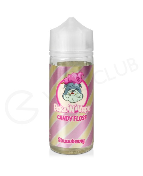 Candy Floss Strawberry Shortfill E-Liquid by Bake ...