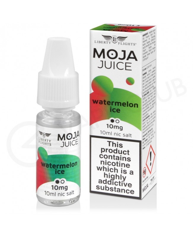 Watermelon Ice Nic Salt E-Liquid by Moja Juice