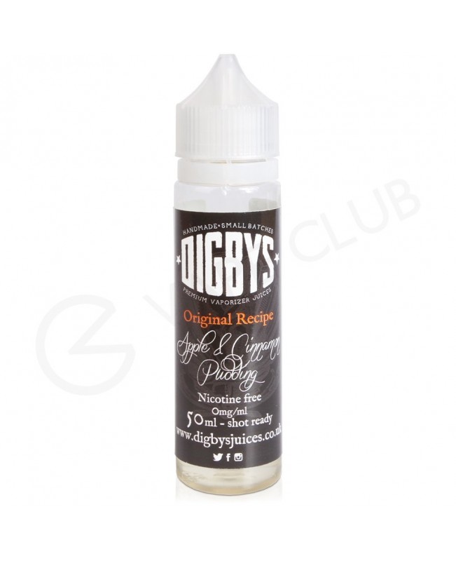 Apple and Cinnamon Pudding Shortfill E-Liquid by Digbys Juices 50ml