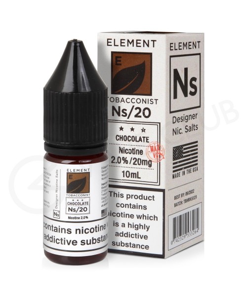 NS20, NS10 & NS5 Chocolate Tobacco E-Liquid By...