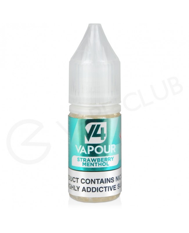 Strawberry Menthol E-Liquid by V4 Vapour