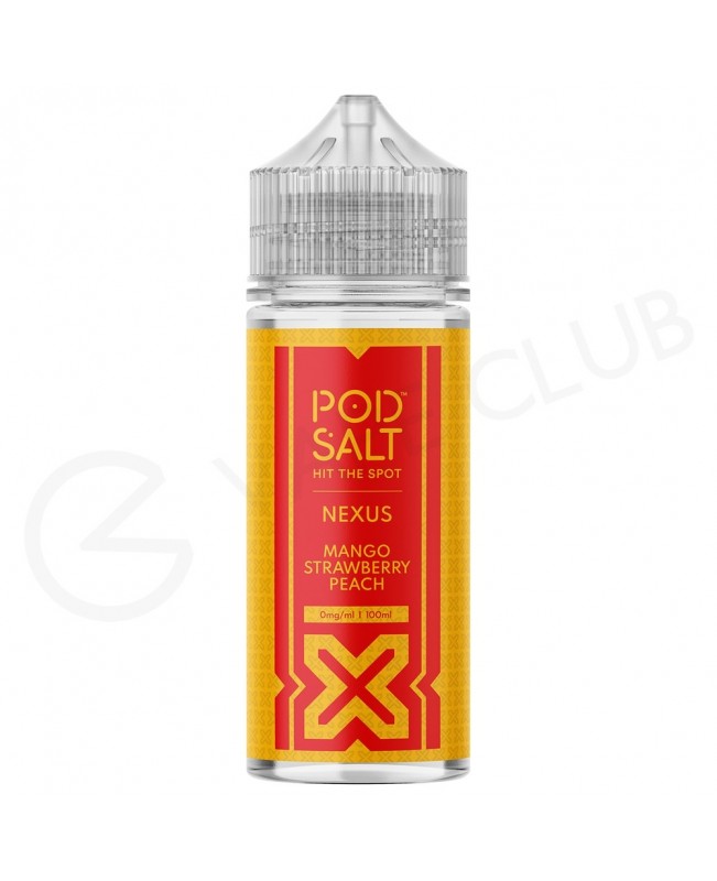 Mango Strawberry Peach Shortfill E-Liquid by Pod Salt Nexus 100ml