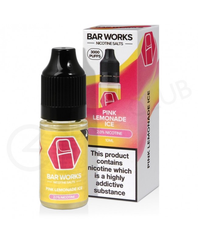 Pink Lemonade Ice Nic Salt E-Liquid by Bar Works