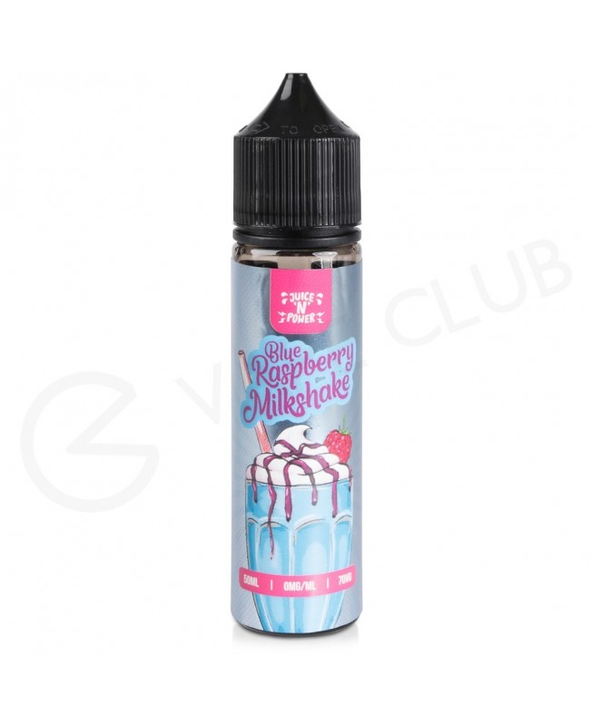 Blue Raspberry Milkshake Shortfill E-Liquid by Juice N Power 50ml