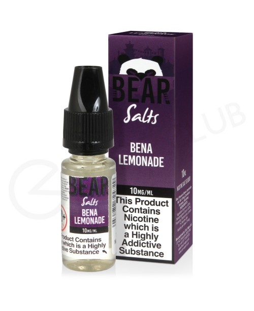 Bena Lemonade Nic Salt E-Liquid by Bear Salts