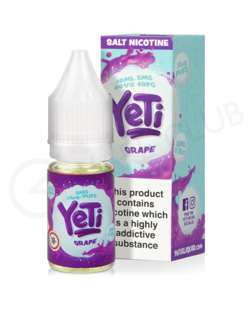 Grape Nic Salt E-Liquid by Yeti