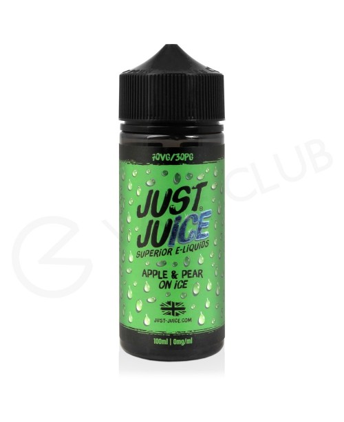 Apple Pear On Ice Shortfill E-Liquid by Just Juice...