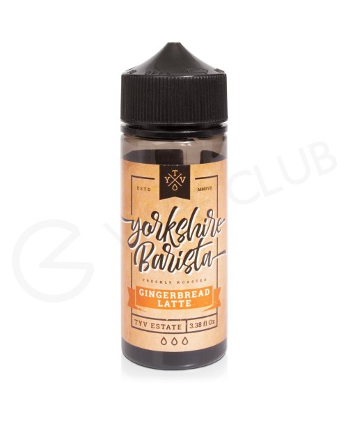 Gingerbread Latte Shortfill E-Liquid by Yorkshire ...